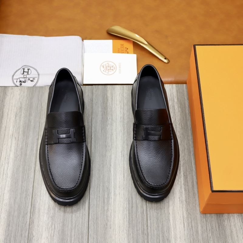 H**mes leather shoes